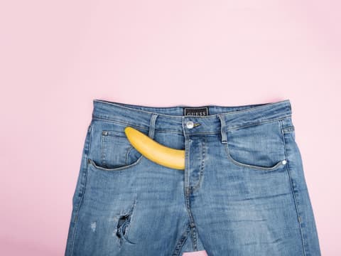 Banane aus Hose Banane aus Hose