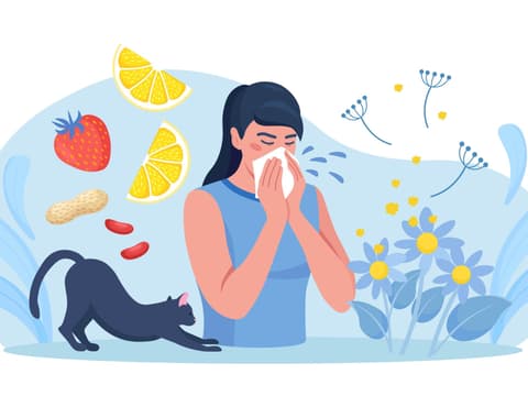 Grafiken zu verschiedenen Allergien Grafiken zu verschiedenen Allergien